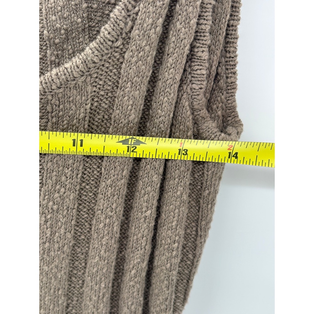 Free People Beach Slip Dress Midi Santos Ribbed Olive Stone Brown Women Medium - Picture 9 of 11